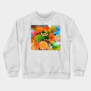 Watercolor floral Crewneck Sweatshirt